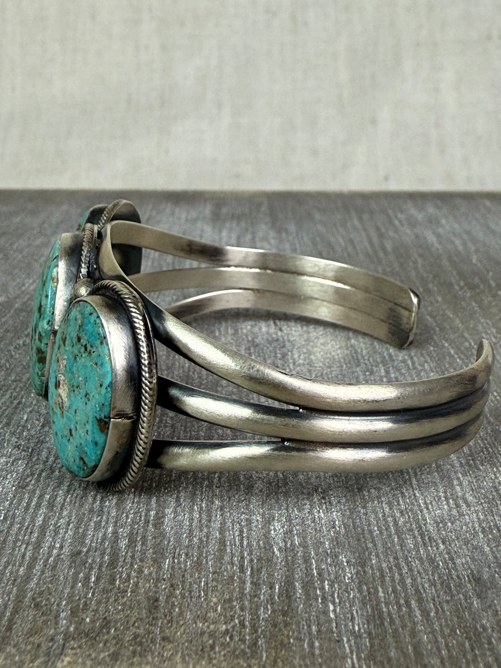 Aaron Robertson Cripple Creek Turquoise Cuff