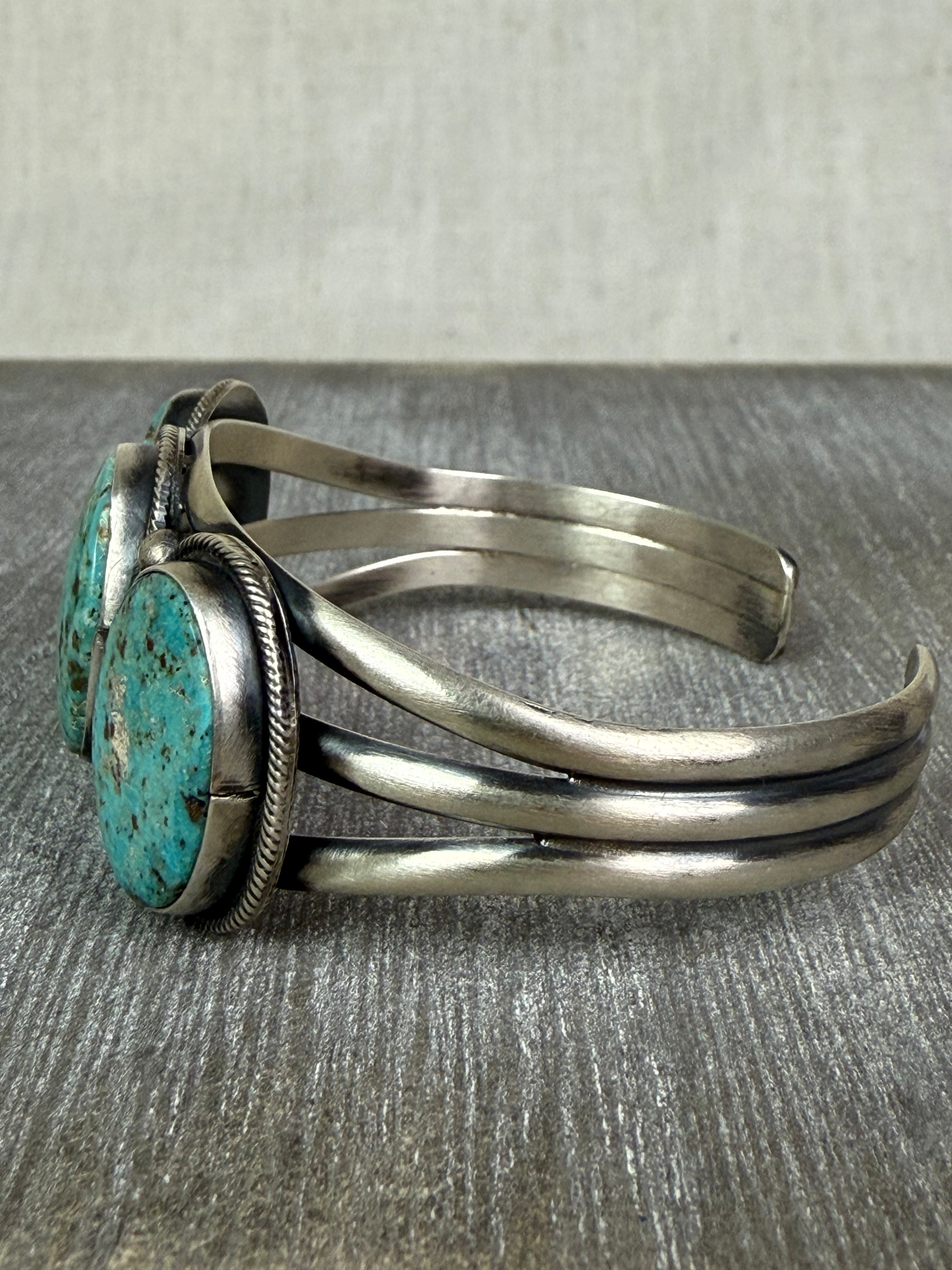 Aaron Robertson Cripple Creek Turquoise Cuff