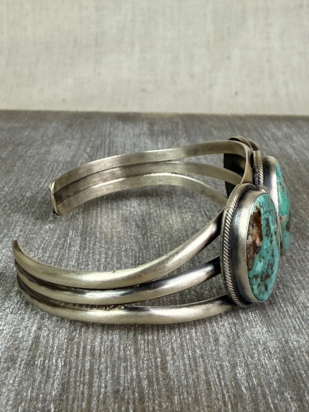 Aaron Robertson Cripple Creek Turquoise Cuff