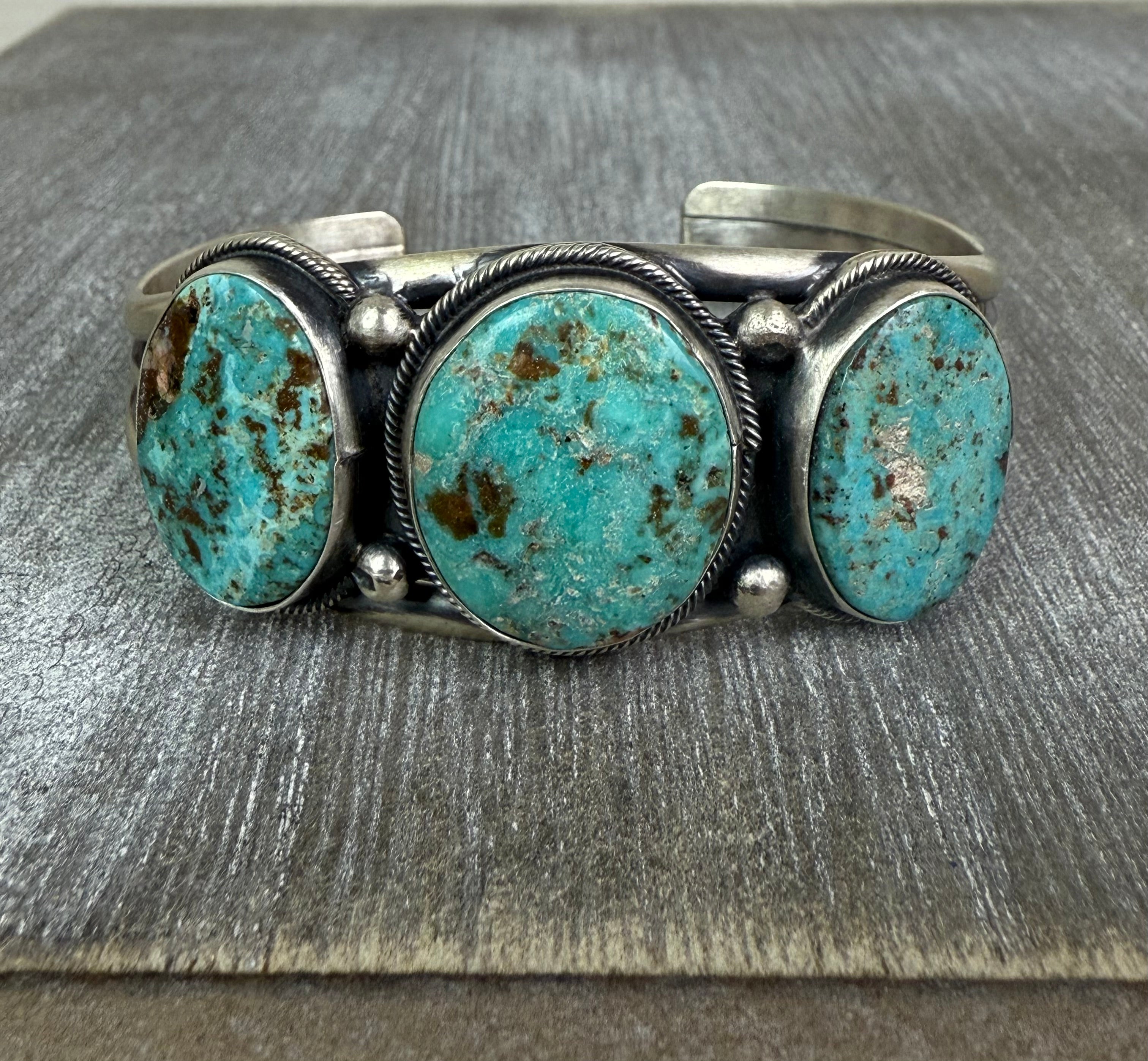 Randy Boyd Cripple Creek Turquoise Cuff