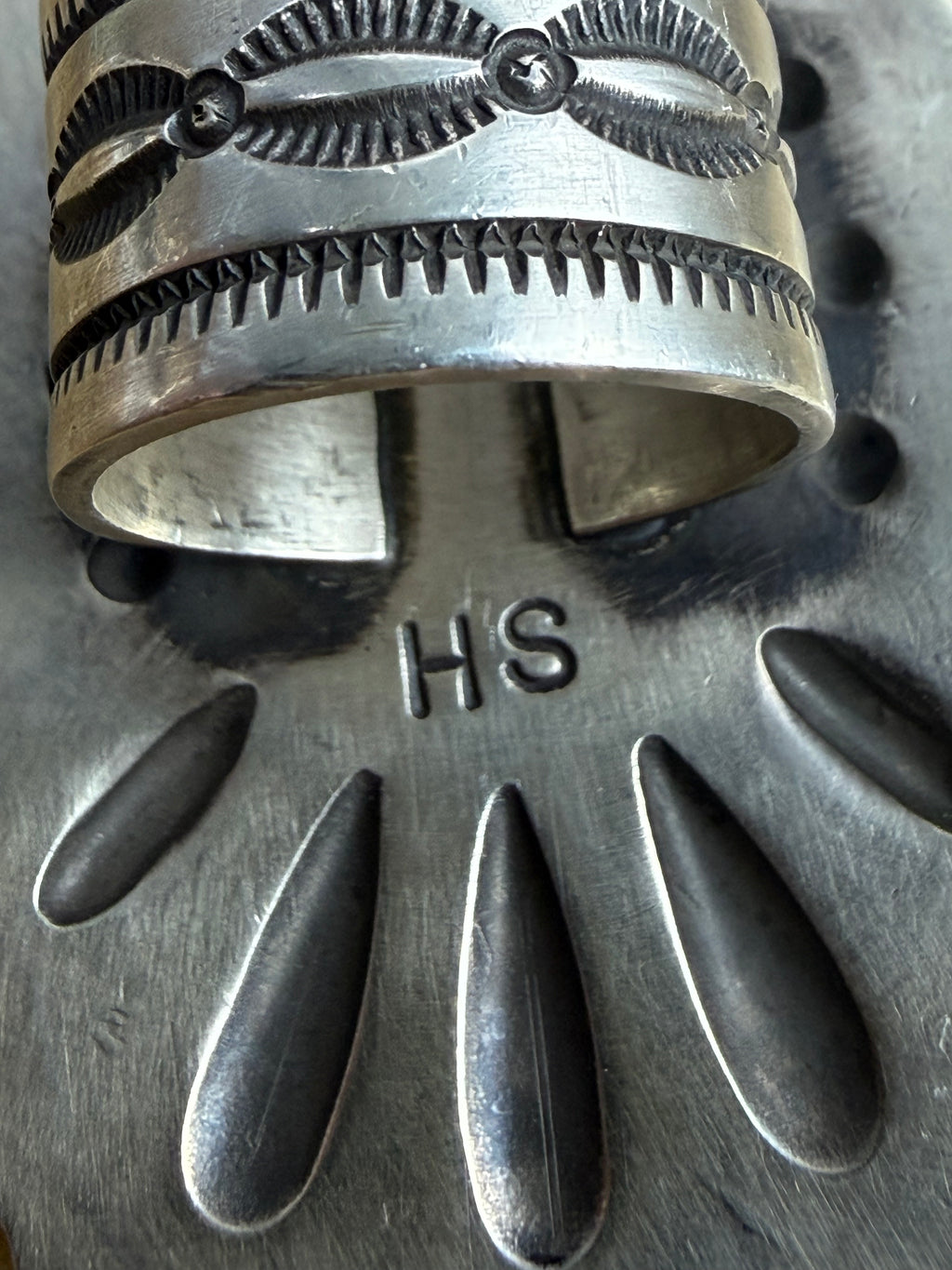 Herman Smith Royston Turquoise Ring Size 5.5