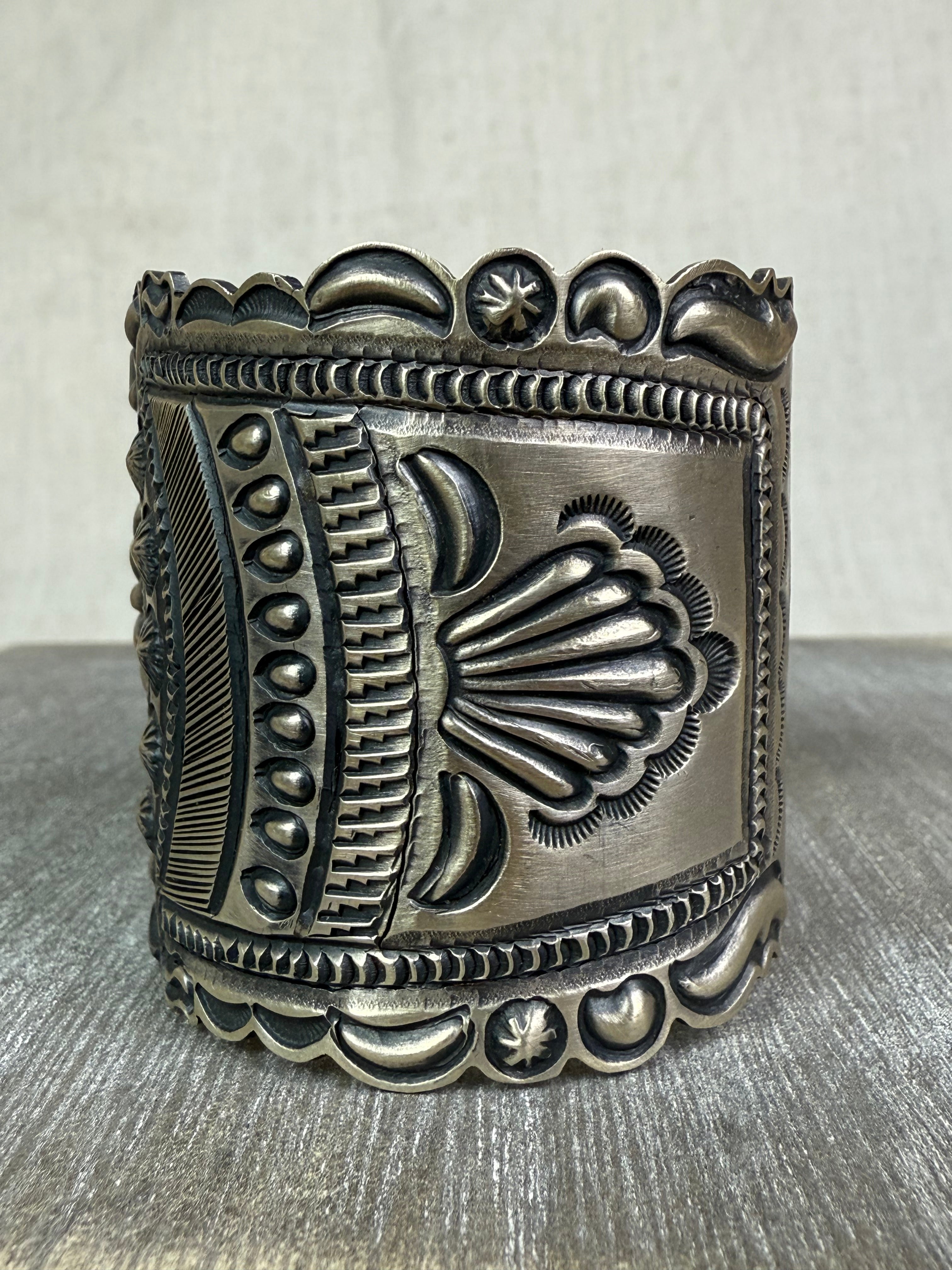 Eugene Charley Wide Sterling Cuff