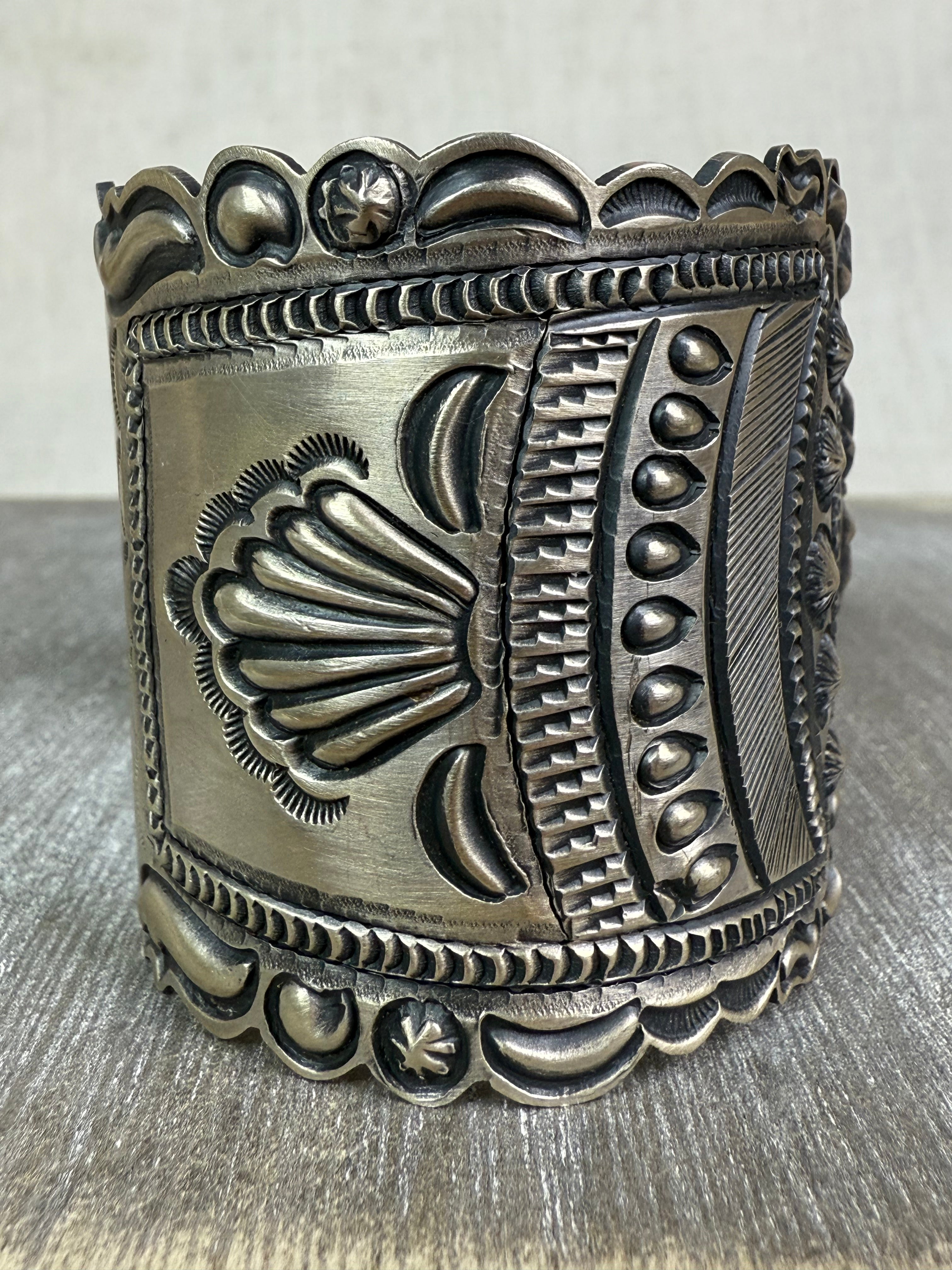 Eugene Charley Wide Sterling Cuff