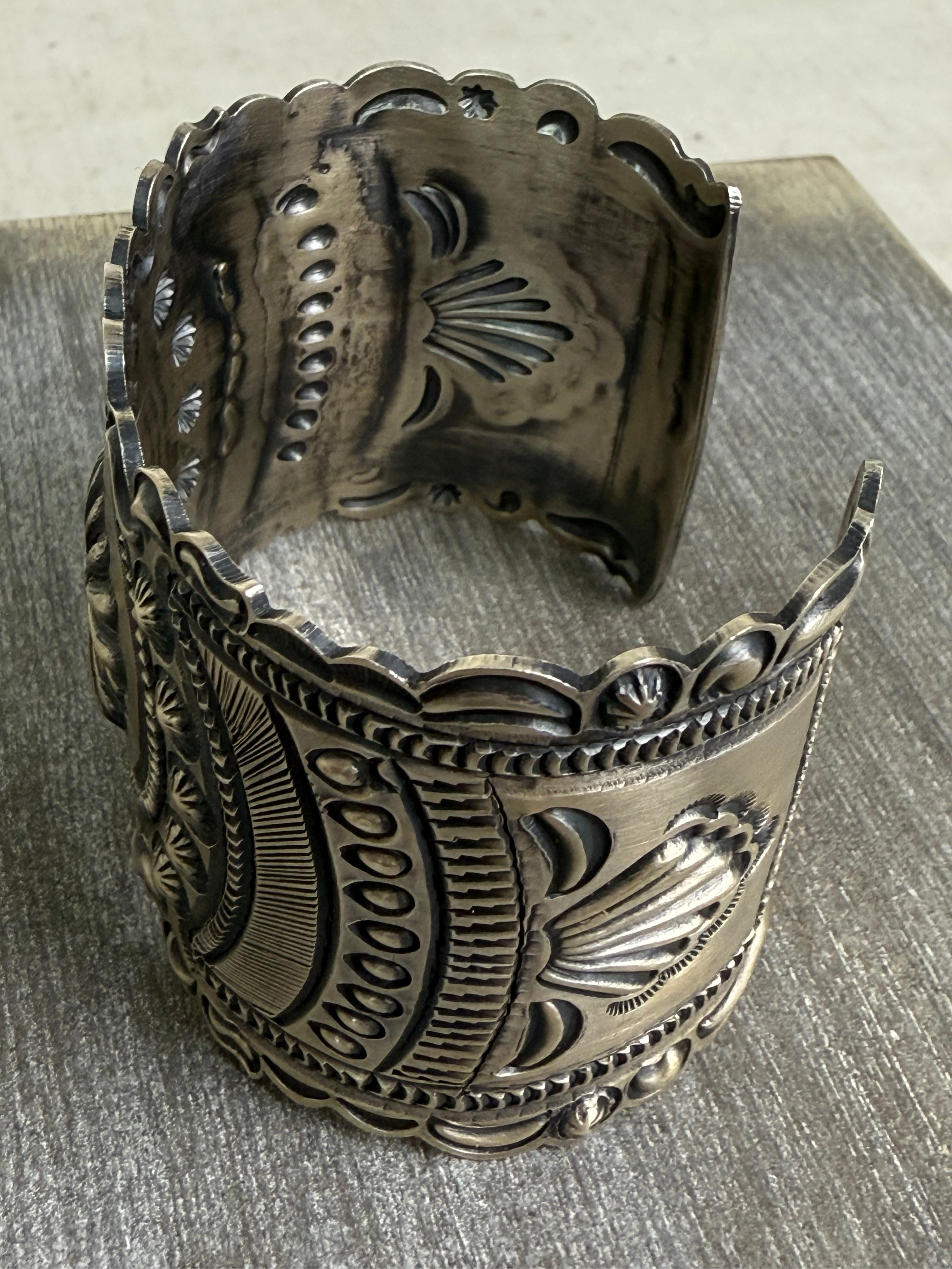 Eugene Charley Wide Sterling Cuff