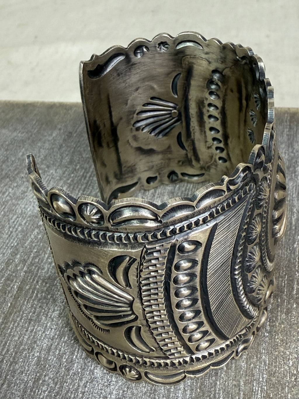 Eugene Charley Wide Sterling Cuff