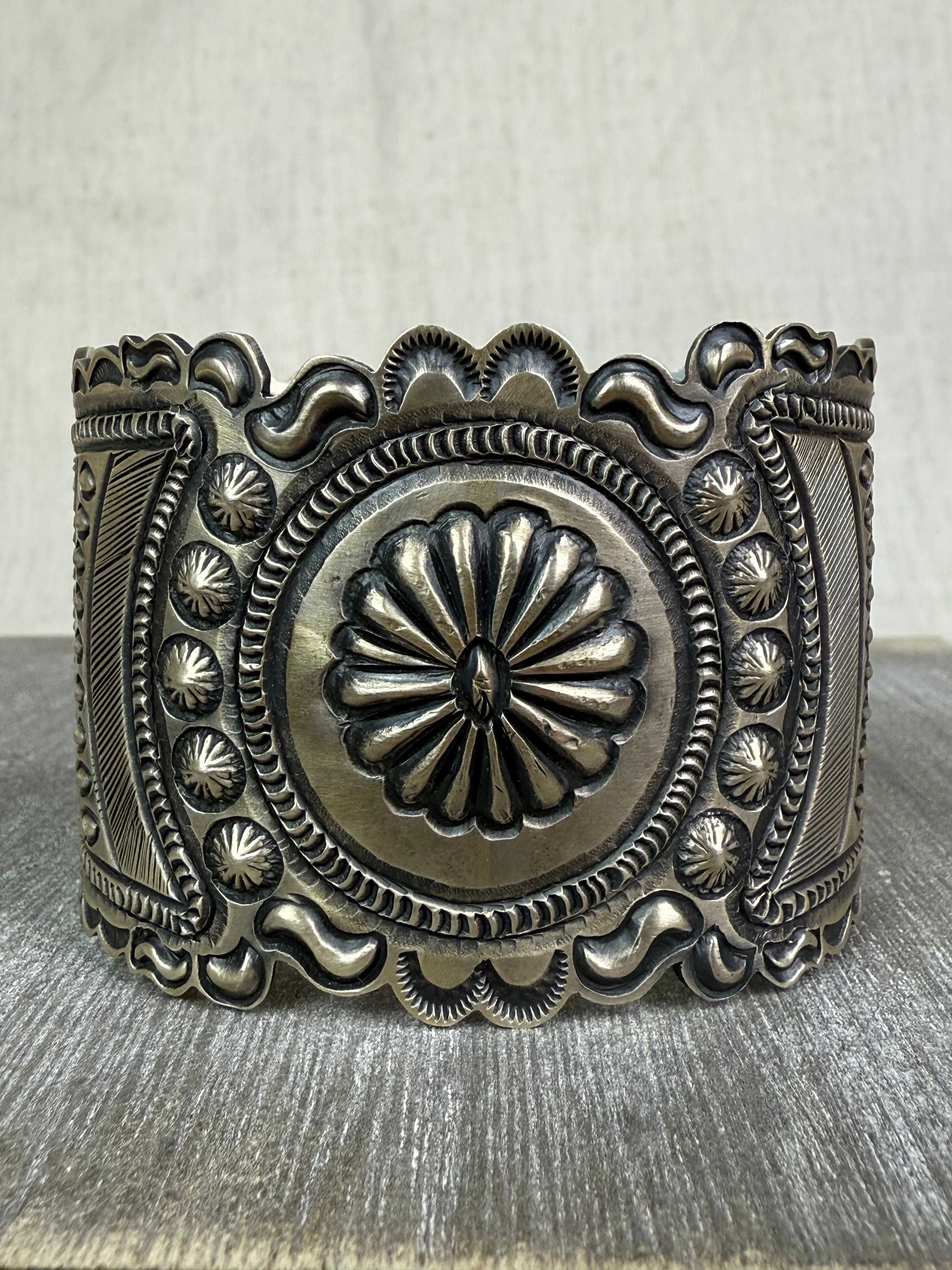 Eugene Charley Wide Sterling Cuff