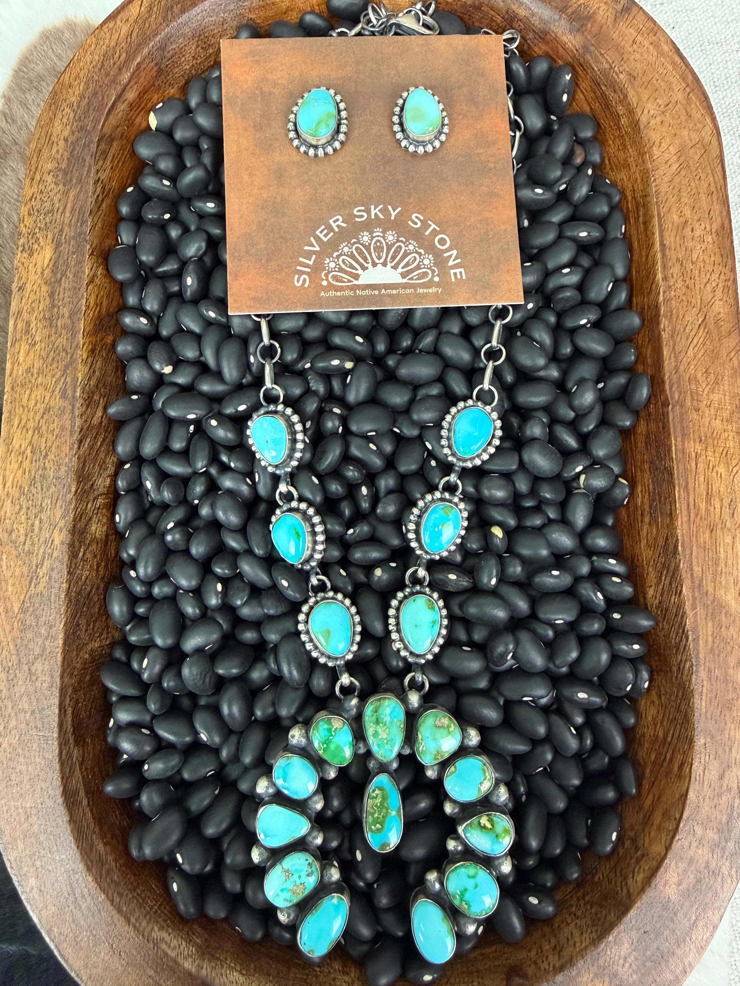 Eli Skeets Sonoran Turquoise Necklace Set