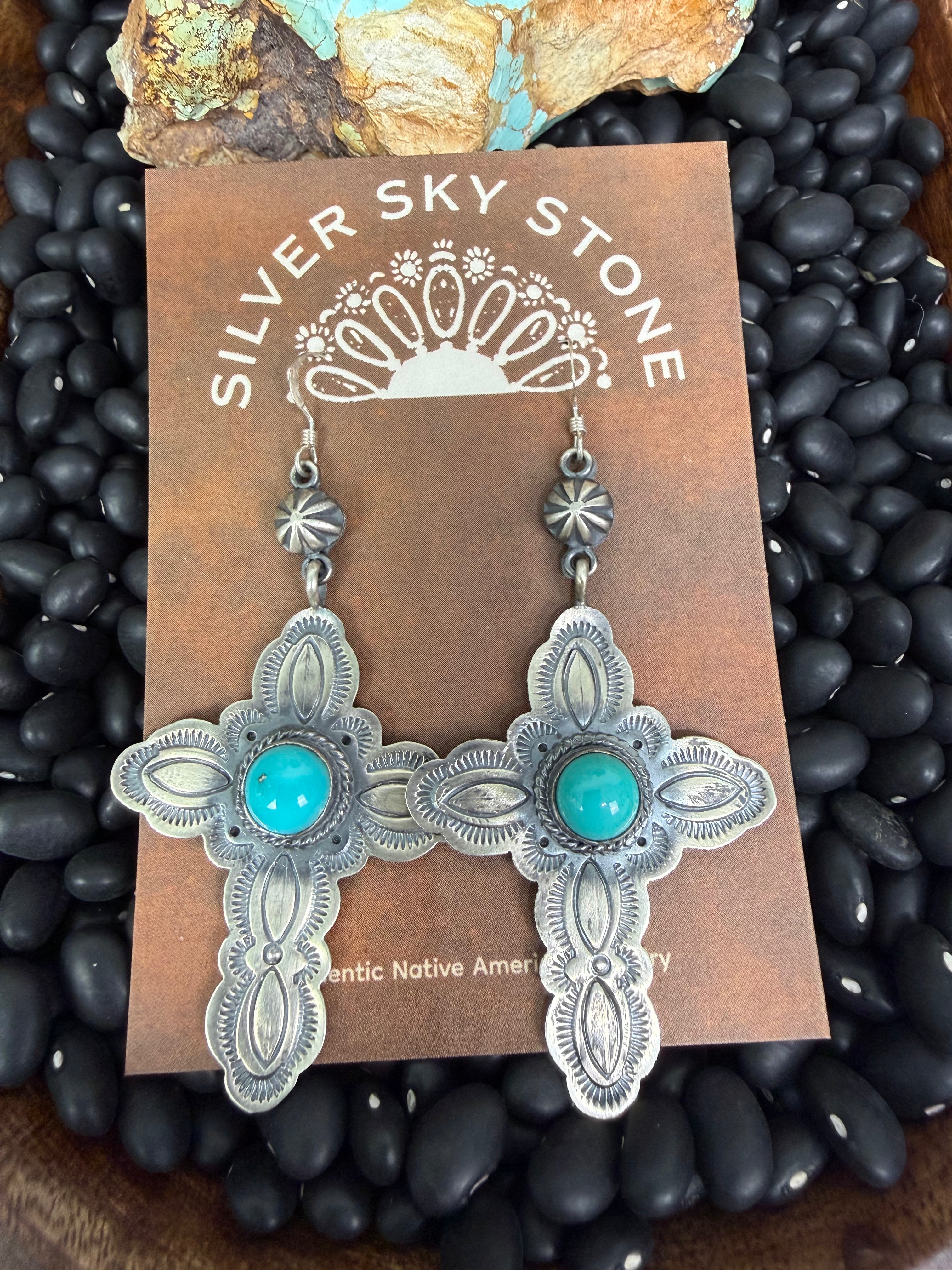 Mike & Rosita Calladitto Cross Earrings