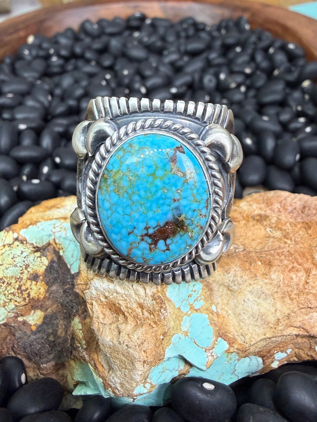 Derrick Gordon Turquoise Ring Sz 12.75