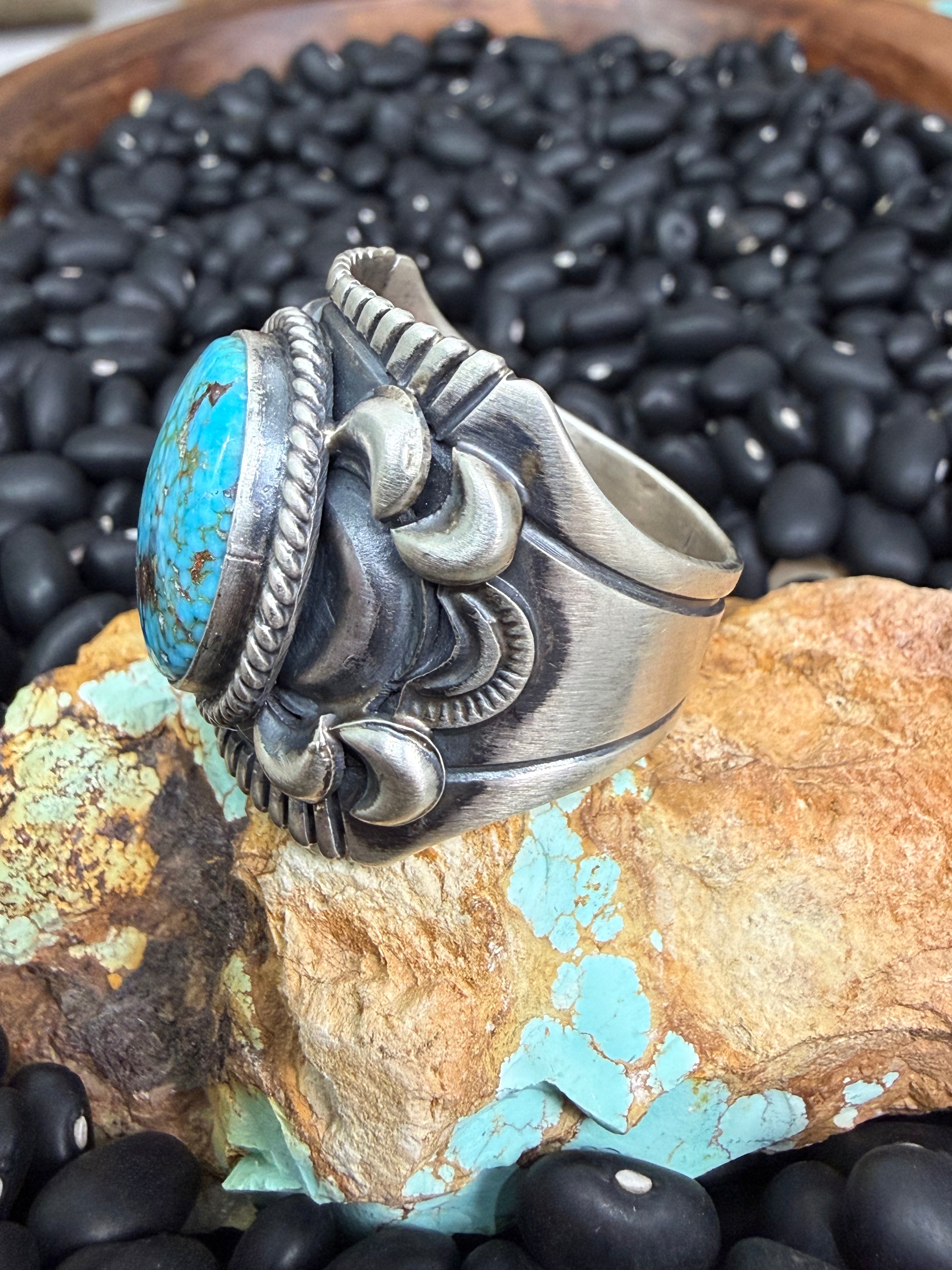 Derrick Gordon Turquoise Ring Sz 12.75
