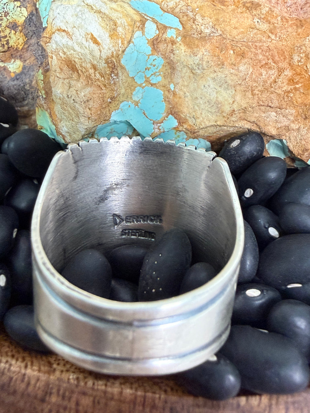 Derrick Gordon Turquoise Ring Sz 12.75
