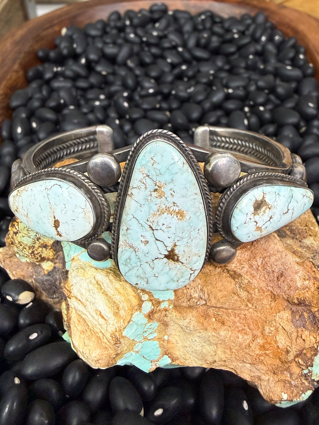 Dry Creek Sterling Cuff Signed Ida M. Size 6