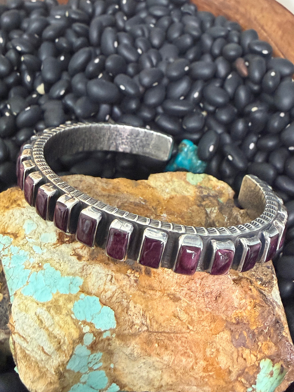 Ernest Rangel Purple Spiney Cuff
