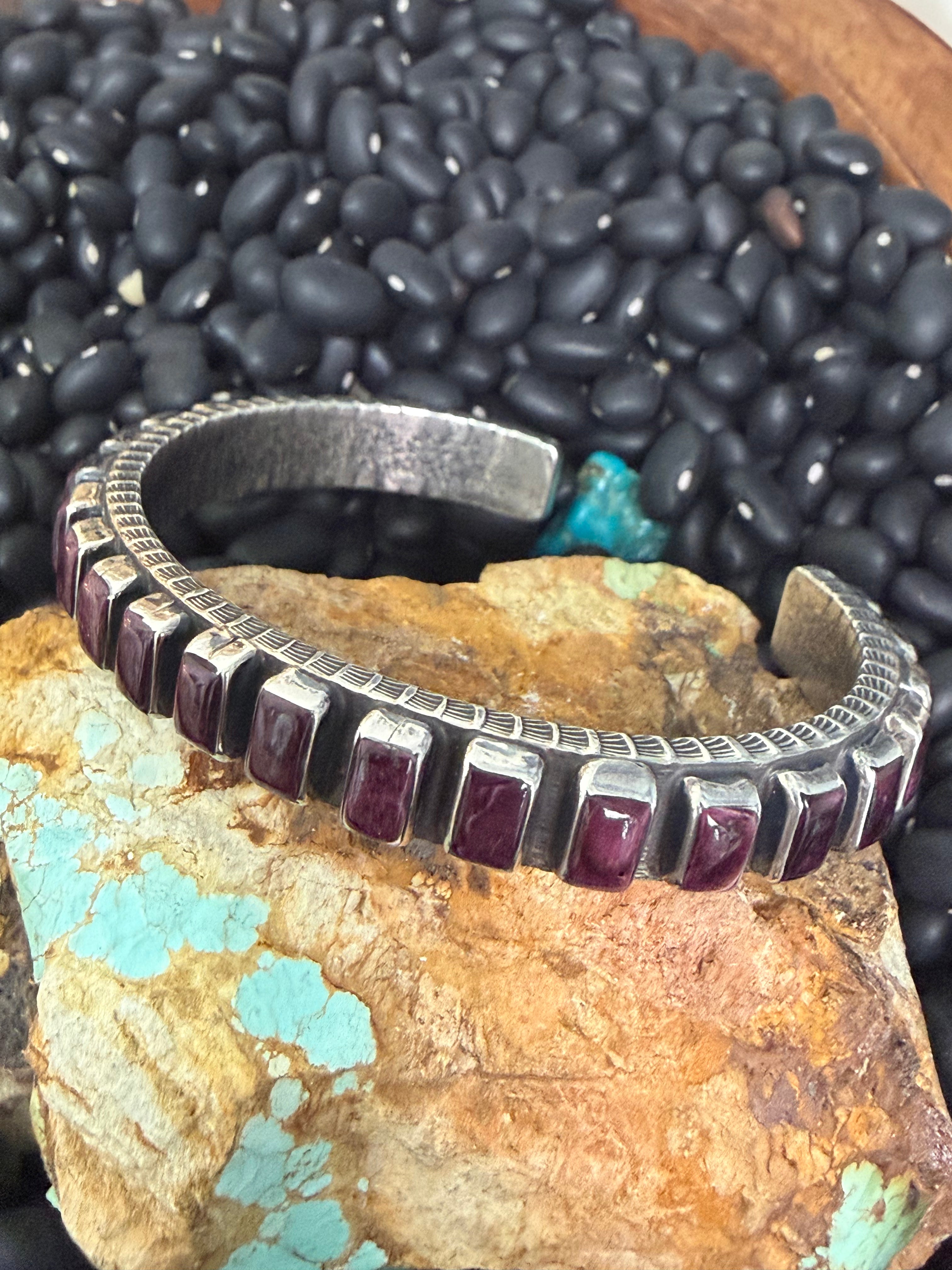 Ernest Rangel Purple Spiney Cuff