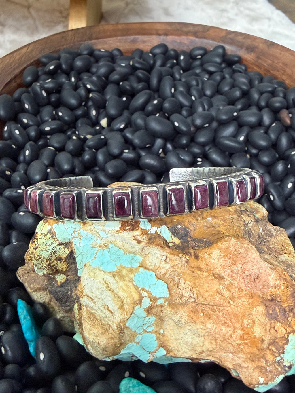 Ernest Rangel Purple Spiney Cuff