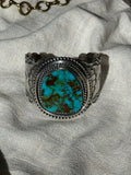 Glenn Livingston Turquoise Cuff Bracelet Size 6