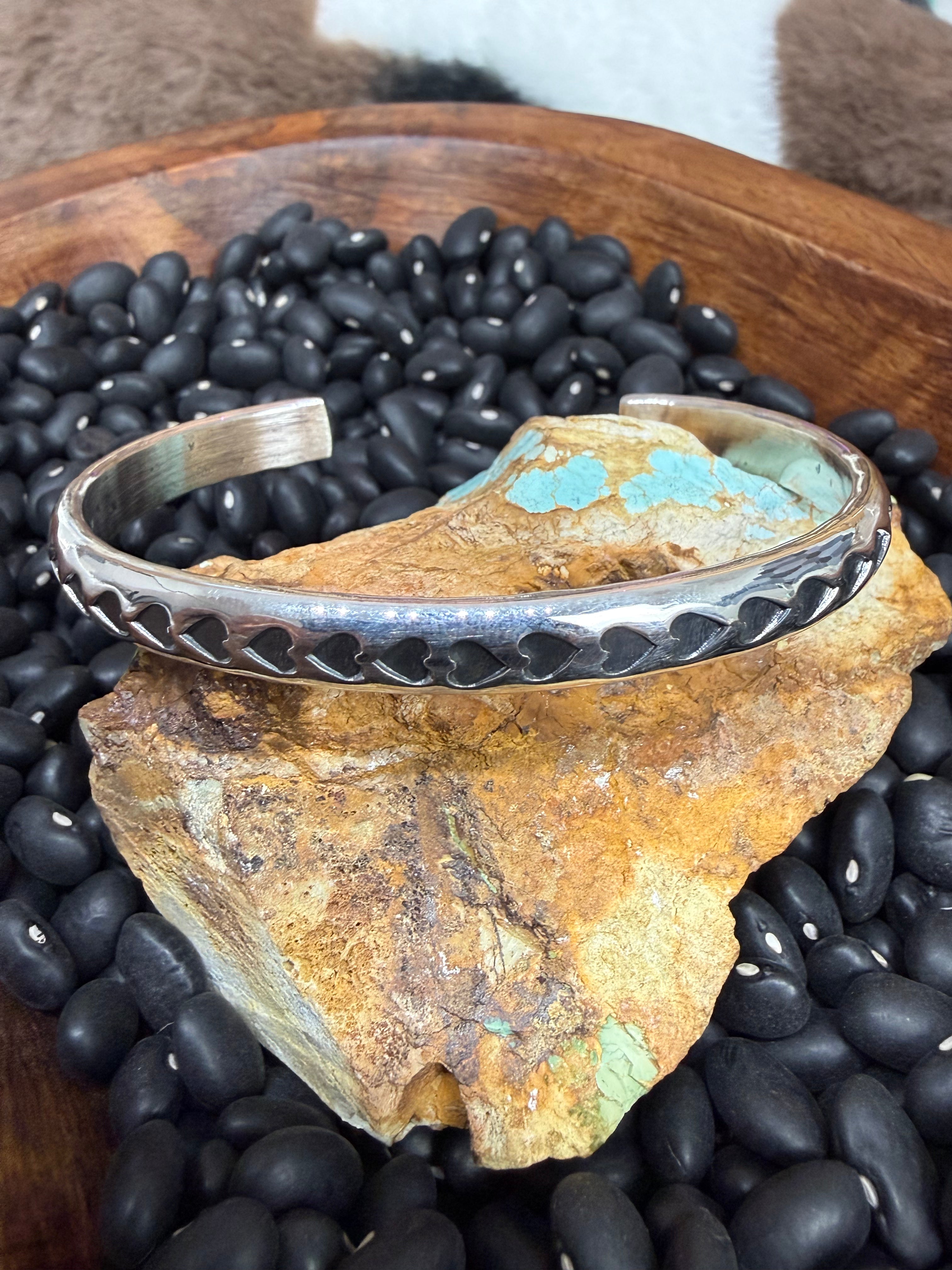 Sunshine Reeves Half Round Heart Cuff