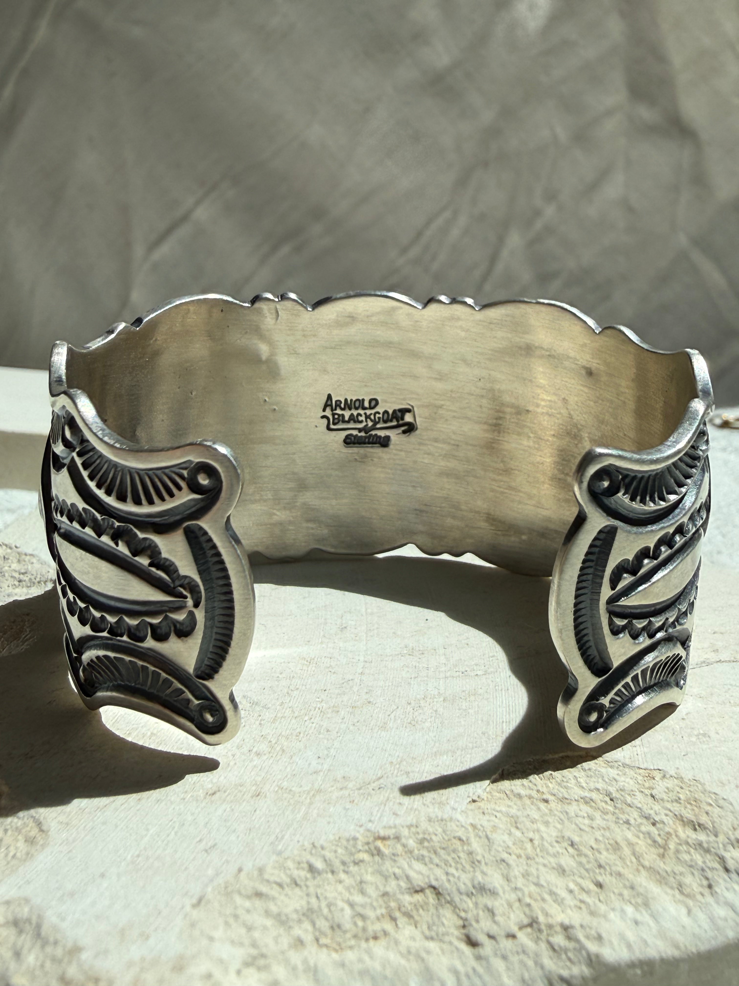 Arnold Blackgoat Heart Cuff Size 6