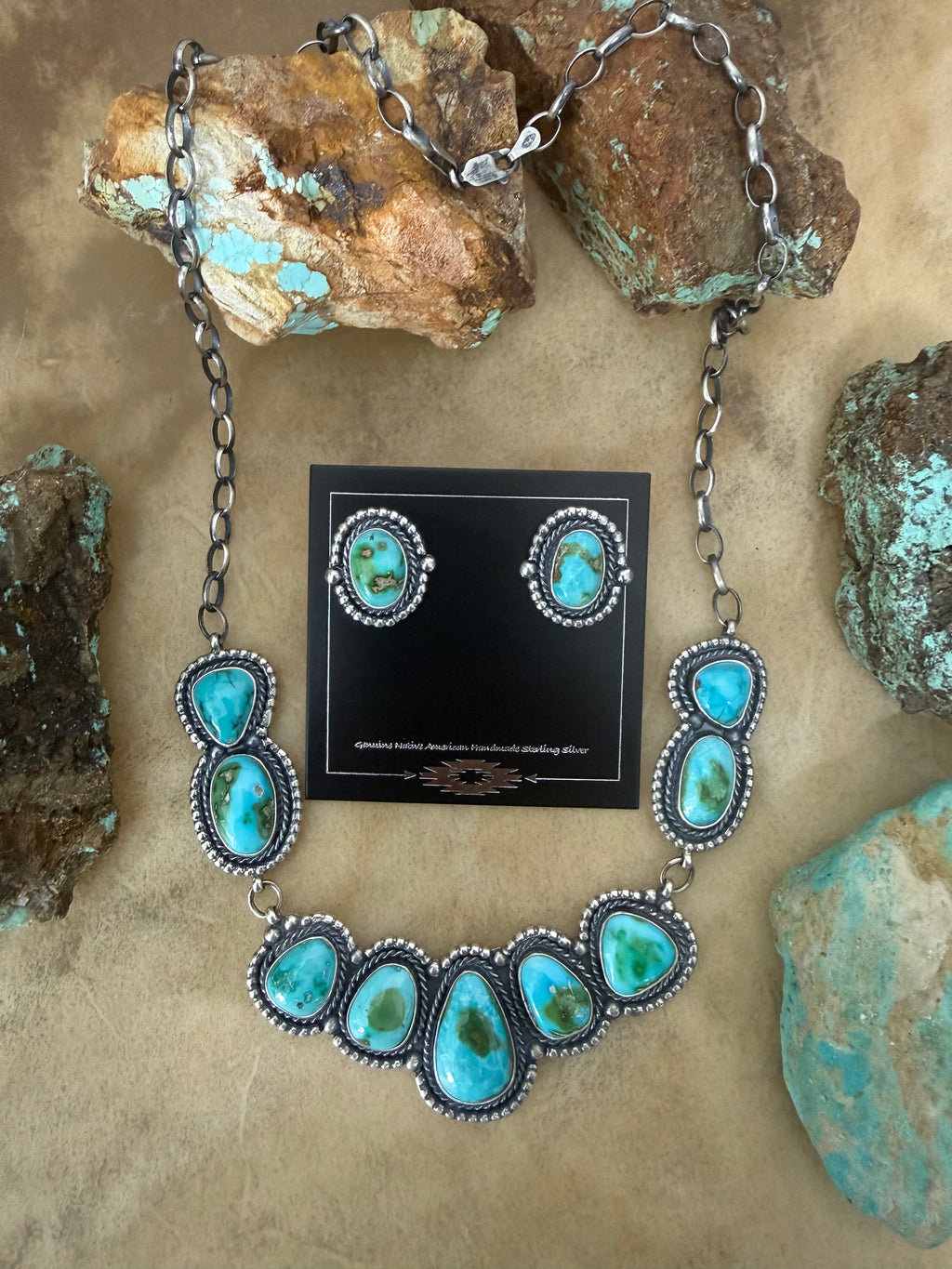 Fred Francis Sonoran Turquoise Necklace Set