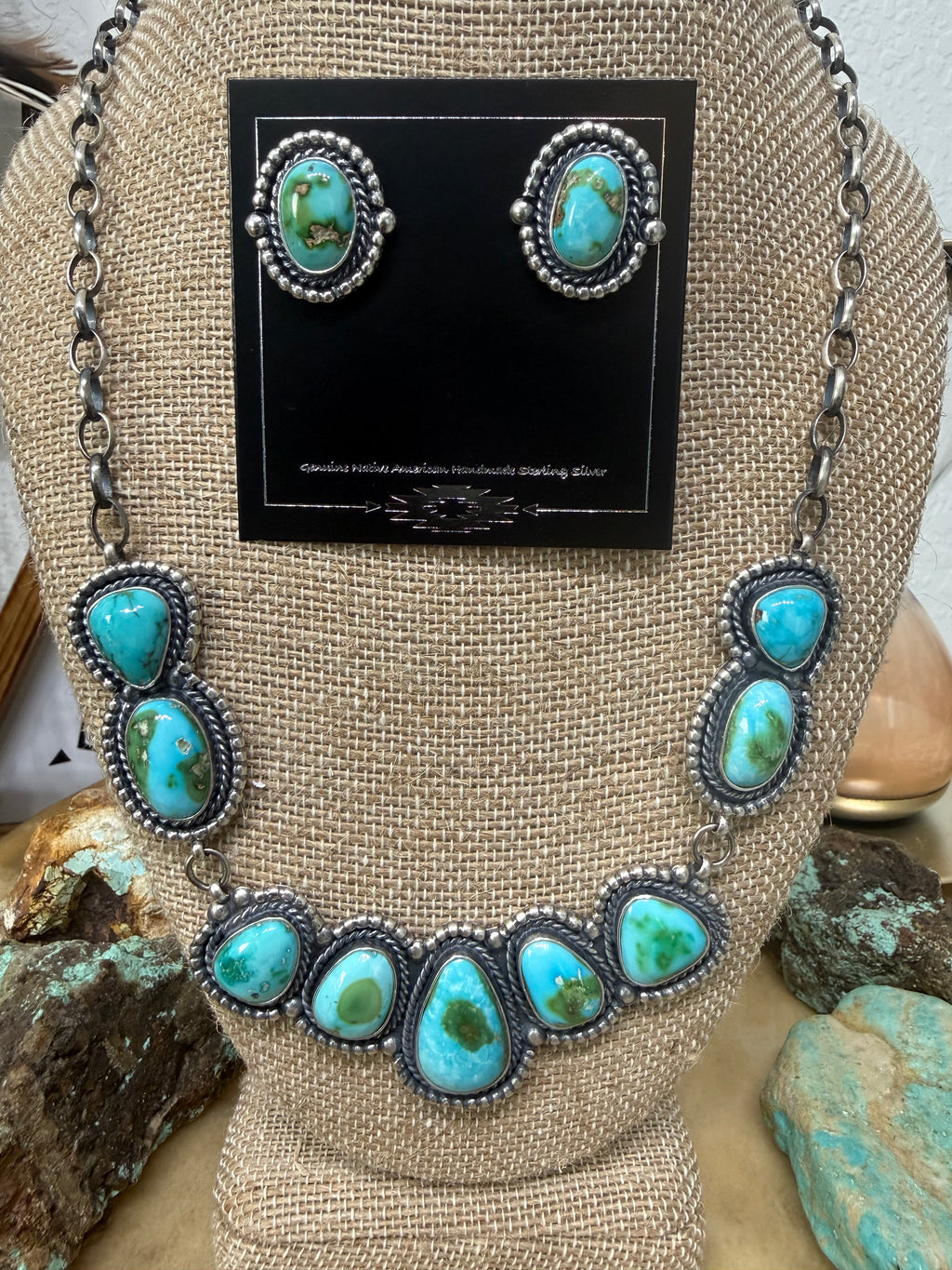 Fred Francis Sonoran Turquoise Necklace Set